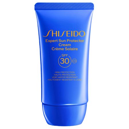 Shiseido Expert Sun Protector Crème Solaire Spf 30 Crema solar facial resistente al agua de textura ligera mantiene la hidratación para piel tersa y rellena 50 ml
