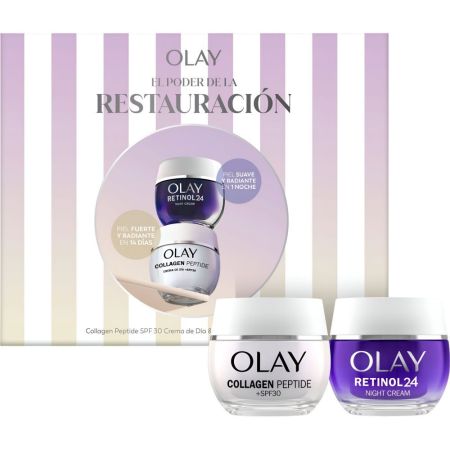 Olay El Poder De La Restauración Estuche Tratamiento antiedad para presumir de una piel más fuerte y renovada en solo 1 noche