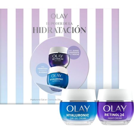 Olay El Poder De La Hidratación Estuche Tratamiento antiedad para presumir de una piel más hidratada rellena y renovada en solo 1 noche