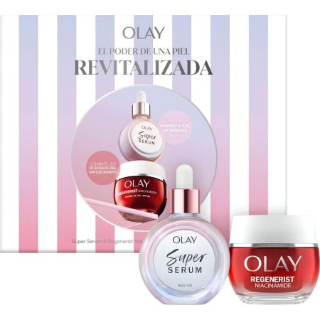 Olay El Poder De Una Piel Revitalizada Estuche Tratamiento antiedad para presumir de una piel más suave y firme en solo 14 días