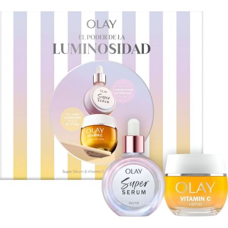 Olay El Poder De La Luminosidad Estuche Tratamiento antiedad para presumir de una piel más suave firme y luminosa desde el primer día