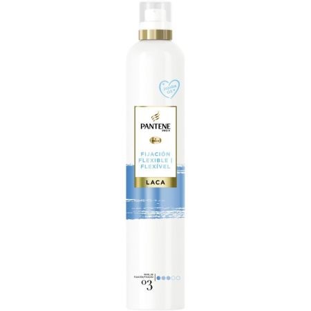 Pantene Pro-V Fijación Flexible Laca Nº3 Laca fijadora no pegajosa ofrece movimiento y protege de las agresiones externas con aceite de jojoba