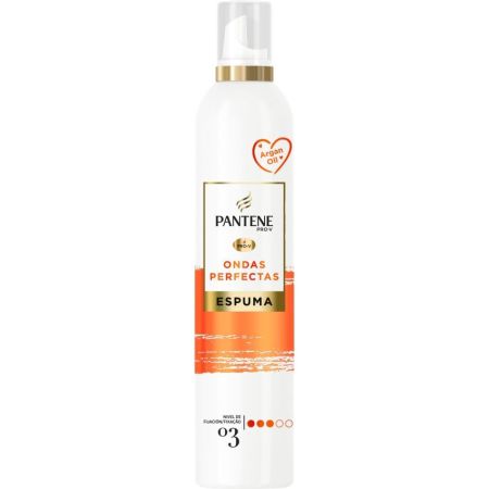 Pantene Pro-V Ondas Perfectas Espuma Nº3 Espuma fijadora nutritiva ofrece definición suave y brillo espectacular en tus ondas