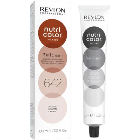 Revlon Professional Nutri Color Filters 3in1 Cream Mascarilla de color semipermanente ofrece color directo cuidado y brillo intenso para cabello perfecto 100 ml