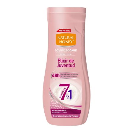 Natural Honey Elixir De Juventud Cuidado Total Loción Loción corporal para una piel más joven y radiante 48 horas 330 ml