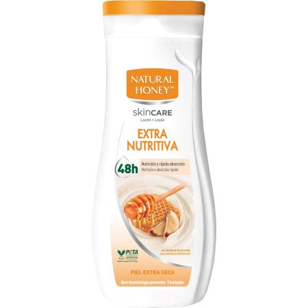 Natural Honey Nutritivo Intenso Cuidado Total Loción Loción corporal nutritiva y de rápida absorción 48 horas con miel 330 ml