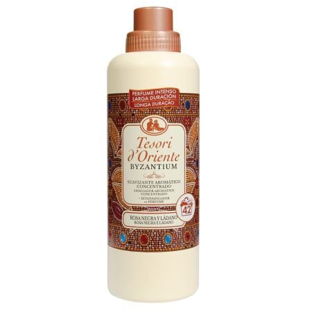 Tesori D'Oriente Byzantium Tesori D'Oriente Suavizante Aromático Concentrado Suavizante concentrado con perfume intenso de rosa negra y ládano de larga duración 42 lavados 760 ml