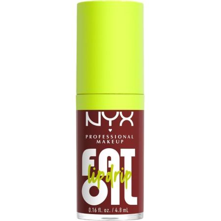 Nyx Professional Makeup Fat Oil Lip Drip Aceite labial ofrece hidratación intensa y brillo durante 12 horas para labios muy heavys