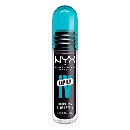Nyx Professional Makeup Lip I.V. Hydrating Gloss Stain Brillo de labios con hidratación instantánea ofrece efecto tinte para sensación única y refrescante