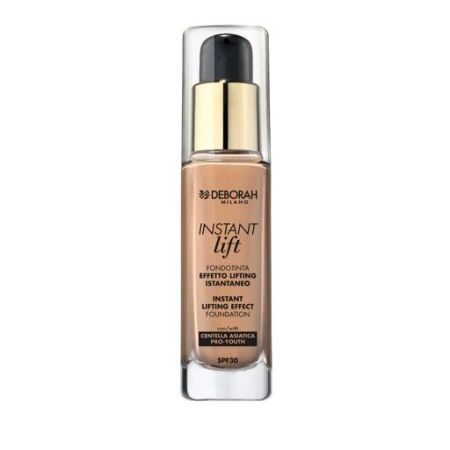 Deborah Milano Instant Lift Instant Lifting Effect Foundation Spf 30 Base de maquillaje minimiza los signos de la edad cobertura homogénea natural y acabado luminoso