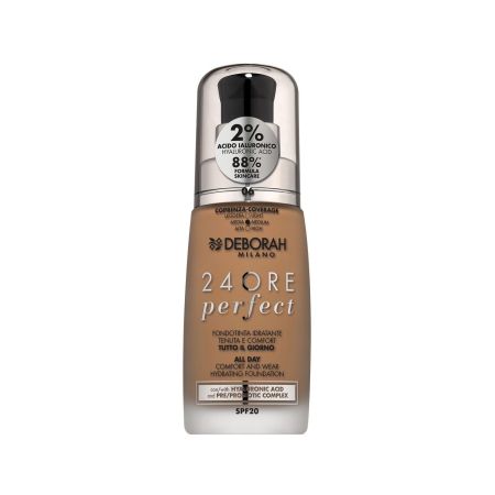 Deborah Milano 24 Ore Perfect Maquillaje Base de maquillaje de larga duración sin efecto mascarilla