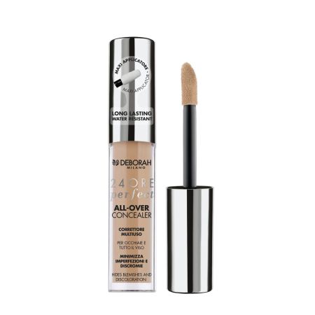Deborah Milano 24 Ore Perfect All-Over Concealer Corrector multiusos para un rostro sin imperfecciones