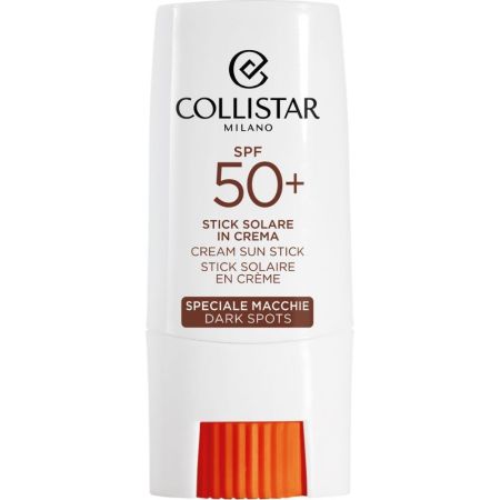 Collistar Stick Solar Antimanchas Spf 50+ Stick solar facial y corporal de textura ligera y confortable resistente al agua previene y trata manchas 9 ml