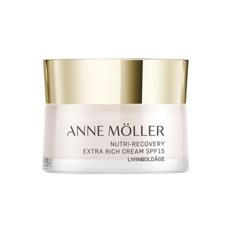 Anne Möller Livingoldâge Nutri-Recovery Extra Rich Cream Spf 15 Crema de día extraenriquecida redensifica y unifica el tono para aspecto más uniforme 50 ml