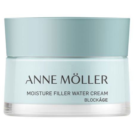 Anne Möller Moisture Filler Water Cream Blockâge Crema hidratante defensiva antiedad rellena las líneas finas de deshidratación para aspecto saludable 50 ml
