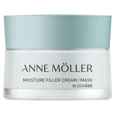 Anne Möller Blockáge Moisture Filler Cream/Mask Crema hidratante de textura rica rellena revitaliza e ilumina con ácido hialurónico 50 ml