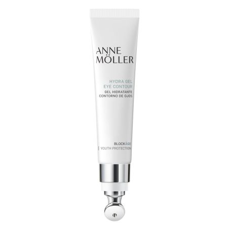 Anne Möller Blockâge Hydra Gel Eye Contour Contorno de ojos revitalizante ilumina y reduce líneas de deshidratación con ácido hialurónico 15 ml