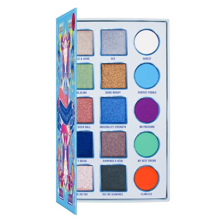J.Cat House Of Queens Palette Paleta de sombras y delineador de ojos para una mirada de infarto 15 tonos