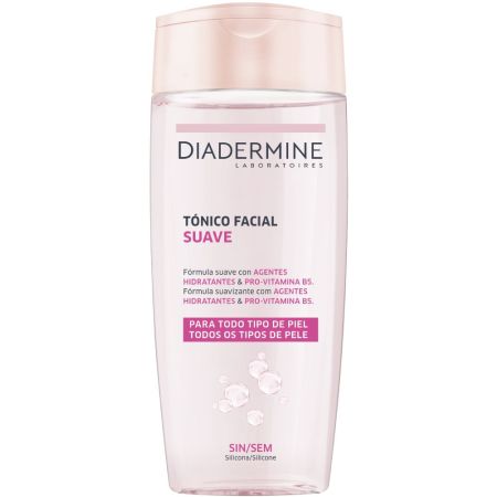 Diadermine Suave Tónico Facial Tónico limpiador suave tonifica para una piel hidratada y refrescada 200 ml