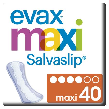 Evax Salvaslip Maxi Protegeslip maxi siéntete cómoda y fresca 40 uds