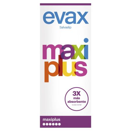 Evax Maxi Plus Salvaslip Protegeslip siéntete cómoda y fresca 30 uds