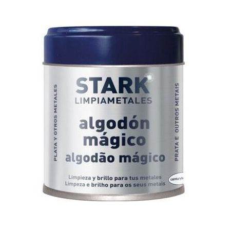Stark Limpiametales Algodón Mágico Limpiador de metales protege proporcionando brillo para todo tipo de metales 75 gr