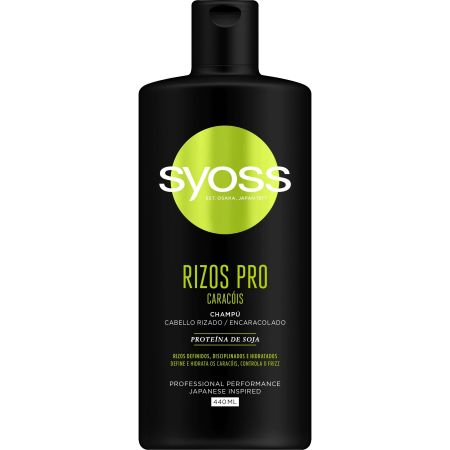Syoss Intense Rizos Champú De Cuidado Intensivo Champú de cuidado intensivo fortalece y ayuda a definir rizos para aspecto saludable 440 ml