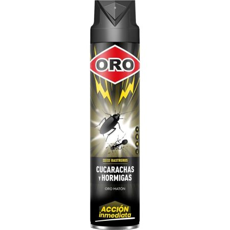 Oro Insecticida Cucarachas Y Hormigas Insecticida eficaz en segundos ofrece acción inmediata contra todo tipo de insecto rastrero 750 ml