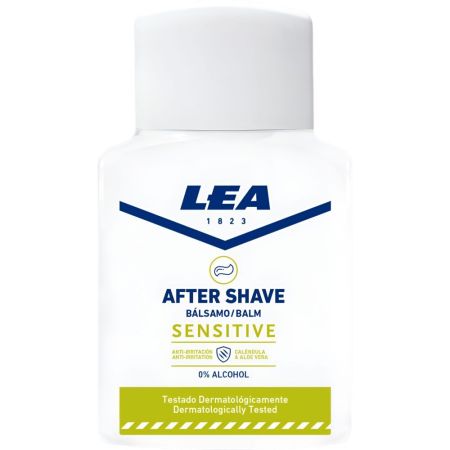 Lea Sensitive After Shave Bálsamo After shave sin alcohol suaviza hidrata y protege tras el afeitado reduciendo irritaciones 125 ml