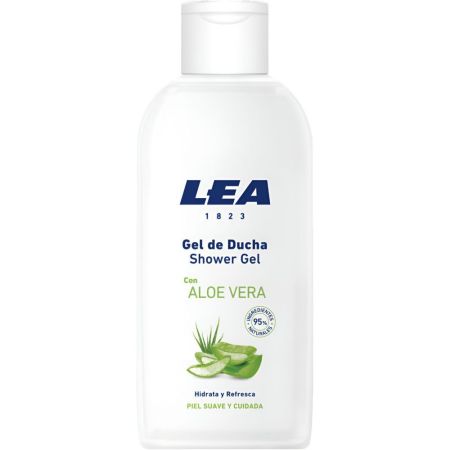 Lea Aloe Vera Gel De Ducha Gel de ducha hidratante refrescante y protector con aroma fresco y almizclado para piel suave y cuidada 100 ml