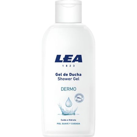 Lea Dermo Gel De Ducha Gel de ducha hidratante refrescante y protector con aroma fresco y amaderado para piel suave y cuidada 100 ml