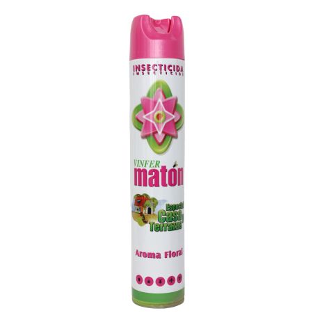 Vinfer Maton Especial Casas Y Terrazas Insecticida Insecticida para insectos voladores en hogar casas y terrazas 600 ml