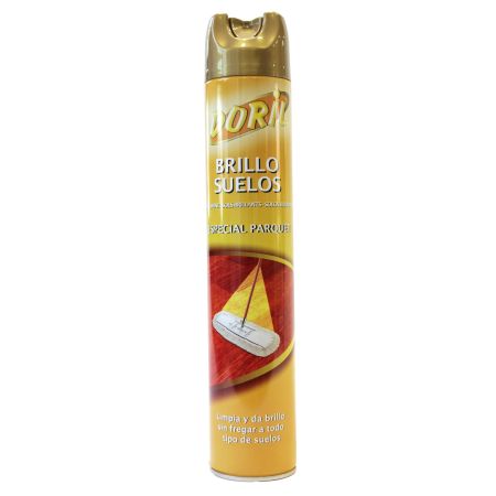 Doril Brillo Suelos Especial Parquet Abrillantador para mopas limpia protege y abrillanta en seco mantiene e incrementa el brillo natural 750 ml