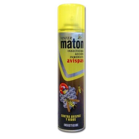Vinfer Maton Insecticida Avispas Insecticida de alta calidad ofrece acción inmediata contra avispas y nidos 400 ml