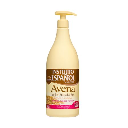 Instituto Español Avena Loción Hidratante Loción hidratante aporta elasticidad suavidad y nutrición para cuerpo y manos 950 ml
