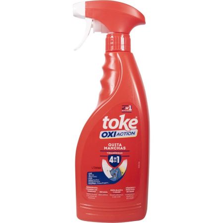 Toke Oxi Action Quitamanchas 4 En 1 Quitamanchas cómodo y práctico de usar desincrusta y elimina manchas eficazmente 750 ml