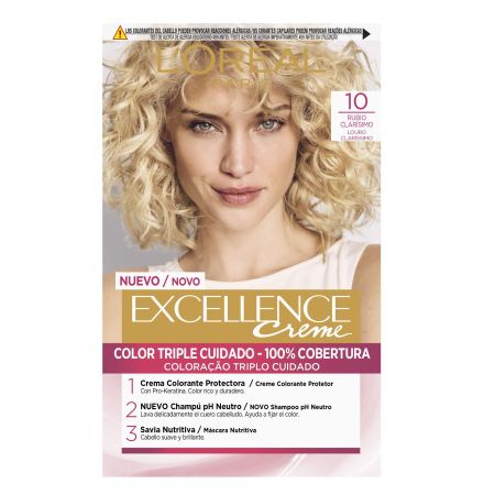 L'Oreal Tinte Excellence Creme Tinte asegura una cobertura de las canas protegiendo el cabello