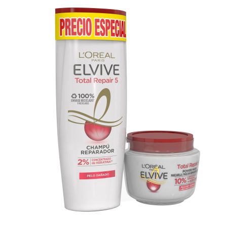Elvive Total Repair 5 Pack Precio Especial Set de cuidado capilar reparador para el cabello dañado