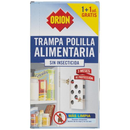 Orion Respect Trampa Polilla Alimentaria Formato Especial Trampa antipolillas protector de alimentos hasta 6 semanas de eficacia 2 uds