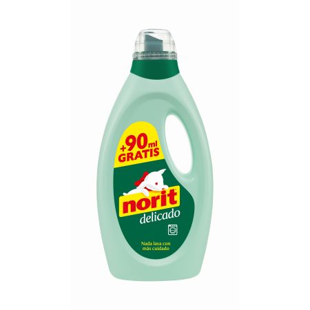 Norit Detergente Delicado A Máquina Detergente líquido ideal para lavar las prendas más delicadas cuida colores y protege fibras