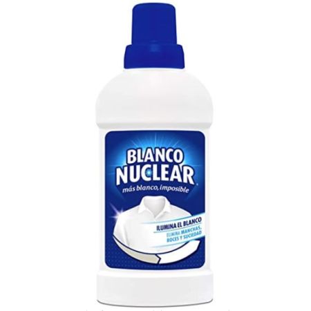 Iberia Blanqueador Blanco Nuclear Blanqueador ilumina el blanco y elimina manchas roces y suciedad 500 ml
