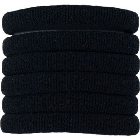 Beter Coleteros Clásicos Negros Trendy Classics Gomas para el cabello sujetan firmemente sin dañar 6 uds