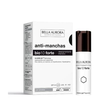 Bella Aurora Bio10 Forte Anti-Manchas Spf 20 Piel Sensible Crema de día antimanchas despigmentante intensiva 30 ml