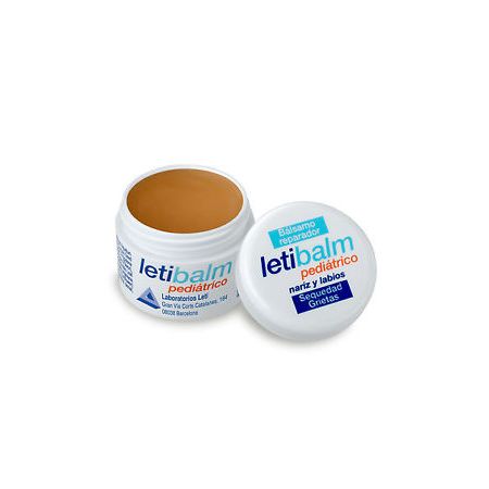 Leti Balm Pediátrico Bálsamo Reparador Nariz Y Labios 0-12 Años Bálsamo labial reparador hidratante cuida los labios y las partes resecas de la cara 10 ml
