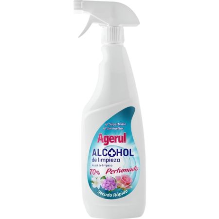 Agerul Alcohol De Limpieza Perfumado Alcohol de limpieza para diferentes superficies eficaz y versátil ofrece secado rápido 750 ml