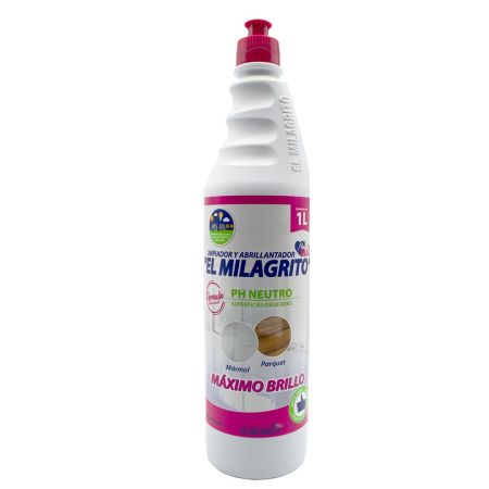 El Milagrito Limpiador Y Abrillantador Limpiador y abrillantador elimina eficazmente suciedad y manchas sin dejar residuos 1000 ml