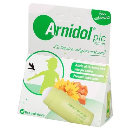 Arnidol Pic Roll-On La Barrita Mágica Natural Stick postpicaduras alivia y calma piel irritada ofreciendo frescor de forma inmediata