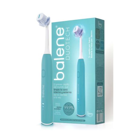 Balene Duotech Cepillo De Dientes Cepillo de dientes eléctrico limpia la cara interna externa y superficie