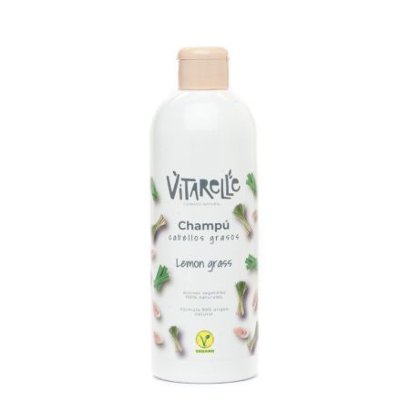 Vitarelle Lemon Grass Champú Champú limpia en profundidad ofrece brillo y suavidad para cabello graso 400 ml