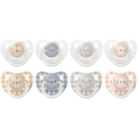 Suavinex Chupete Night & Day 0-6m Silicone Chupete de noche con anilla que brilla en la oscuridad 2 uds